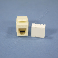 Cooper Almond Cat3 Snap-In Modular Voice Jack 110 Style 6-Position RJ12 5547-3EA