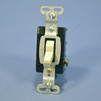 Pass & Seymour Ivory COMMERCIAL Toggle Light Switch 3-Way 15A CS315-IU
