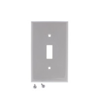 New Leviton Gray Unbreakable Toggle Switch Cover Wall Plate Switchplate 80701-GY