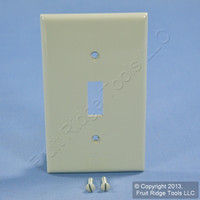 New Leviton Gray Unbreakable Toggle Switch Cover Wall Plate Switchplate 80701-GY