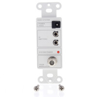 New Leviton Remote Power Injector Infrared Repeater Emitter 3.5mm Plug 47621-W