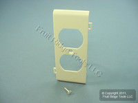 Leviton Light Almond Sectional Receptacle Wallplate Duplex Cover PSC8-T