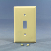 Eagle Almond 1-Gang Unbreakable Toggle Switch Cover Wallplate Switchplate 5134A