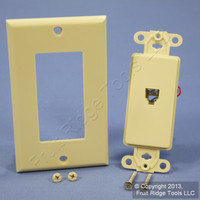 Leviton Ivory Decora Phone Jack Wall Plate Telephone C2449-I