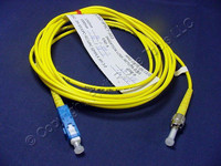 3M Leviton Fiber Optic Singlemode Simplex Patch Cable Cord ST SC SPC SPSCT-S03