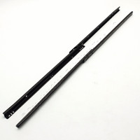 Pair GlideRite Hardware 20" Side Mount 80lb Load Capacity 3/4 Extension Drawer Slides Steel Axel Delrin Wheel 2031