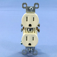Pass & Seymour Light Almond Tamper Resistant Receptacle Outlet 15A 5-15R 3232TR-LACC14