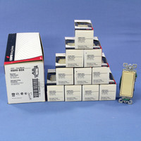 10 Cooper Electric Ivory 4-WAY Decorator Rocker Wall Light Switches 15A 120/277V 6504V