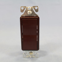 Cooper Brown RESIDENTIAL 3-Way Decorator Rocker Light Switch Control 15A 7503B