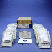 20 Eagle White Horizontal 1.406" Weather Resistant Single Receptacle Outlet Cover Plates S1951W