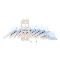 10 Leviton Quickport Quartz Acenti 6-Port Wallplate Inserts AC646-QTZ