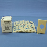 15 Eagle Ivory Standard 1-Gang 1.406" Thermoplastic UNBREAKABLE Single Receptacle Wallplate Outlet Covers 5131V