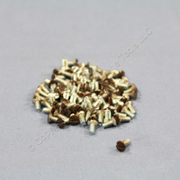 100 Leviton Brown 5/16" Decora Wallplate Cover Oval Screws 6-32 Thread 85400-PRT