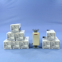 10 Leviton Ivory Decora LIGHTED COMMERCIAL Rocker Wall Light Switches 277V 5649-2I