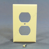 Cooper Almond 1-Gang Duplex Outlet Receptacle Cover Standard Wall Plate 2132A