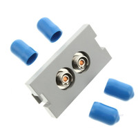 Leviton Gray MOS Duplex FC SM/MM Fiber Optic Coupling Jack Insert Module 41291-PFG