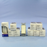 10 Cooper Almond Residential 3-Way Decorator Rocker Light Switches 15A 6503A