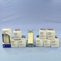 10 Cooper Almond Residential 3-Way Decorator Rocker Light Switches 15A 6503A
