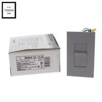 Leviton Gray Scene Capable Monet ON/OFF Non-Dimming Switch Narrow Fin 1000VA Magnetic Low Voltage Fluorescent MNS10-1LG