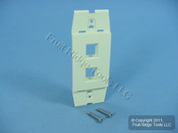 Leviton Quickport Driftwood Acenti 2-Port Wallplate Insert AC642-DFT