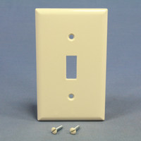 Cooper Light Almond Standard 1-Gang Thermoset Switch Plate Wallplate Cover 2134LA