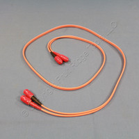 10M Leviton Fiber Optic Multi-Mode Duplex Patch Cable Cord MT-RJ ST 62 62DTM-M10