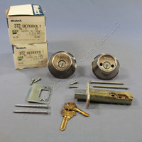 3 Weslock Essentials Collection 372 Weathered Pewter Double Cylinder Deadbolt