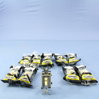 10 Hubbell Ivory 4-Way COMMERCIAL Quiet Toggle Wall Light Switches 15A CSB415I