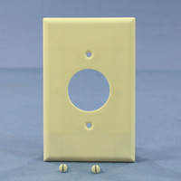 Eagle Mid-Size Almond 1.406" Receptacle Thermoset Wallplate Single Outlet Cover 2031A