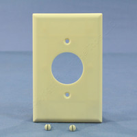 Eagle Mid-Size Almond 1.406" Receptacle Thermoset Wallplate Single Outlet Cover 2031A
