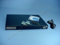 Leviton Black Power Over Ethernet Midspan 6 Port Managed Panel PoE 100-M3006-1UB