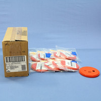 10 Leviton 47615-CST Orange Quickport Cat5e Cat6 S-Video Jack Termination Coasters