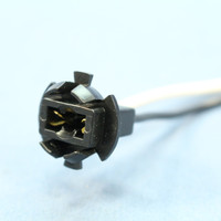 Leviton Black Wedge-Base Snap-In Lampholder For T-5 and T-3 1/4 Miniature Incandescent Lamps 562-800