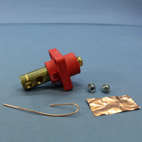 Leviton Red ECT 18 Series Cam Male Panel Receptacle Ball Nose Double Set Screw 400A 18R23-R