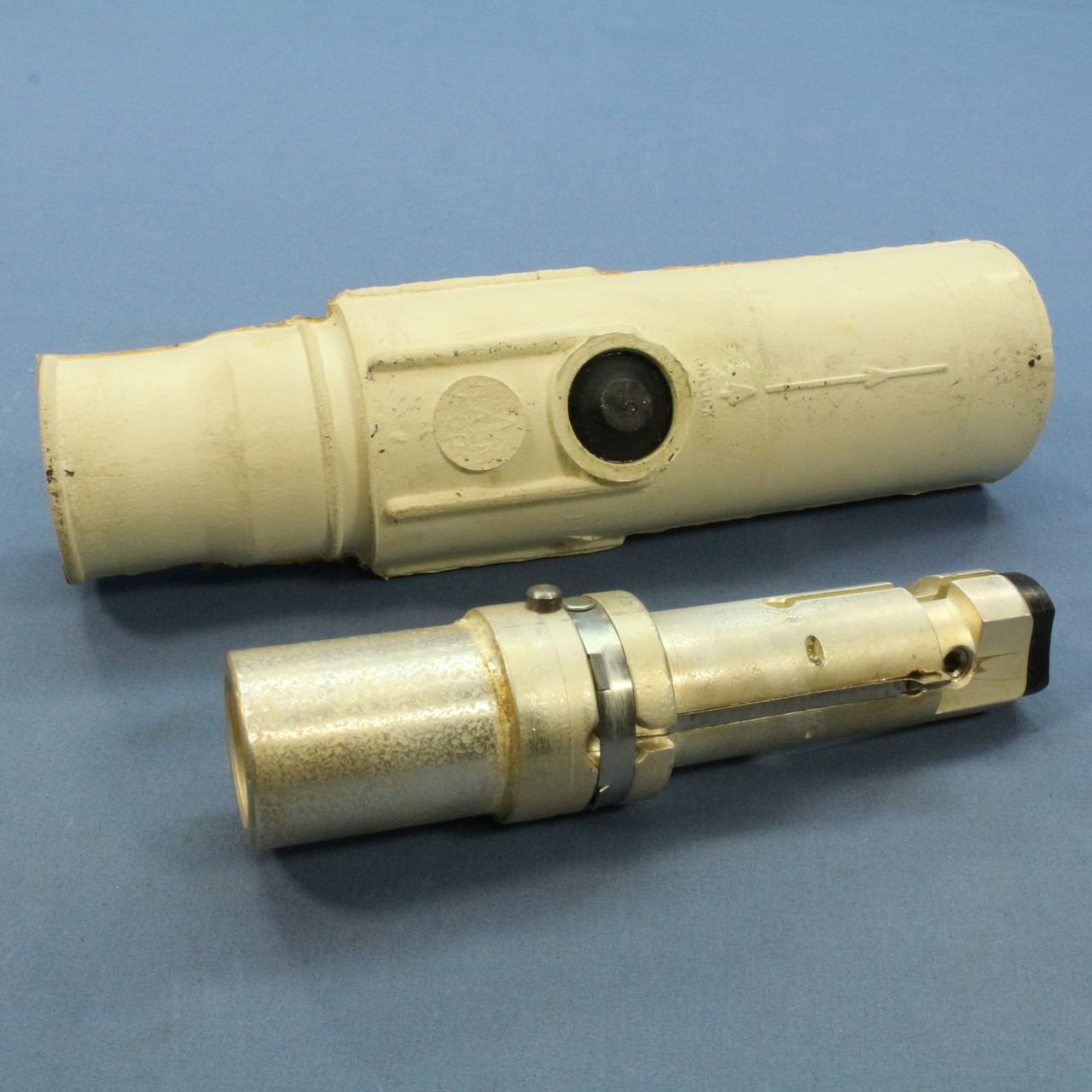 🏠 Leviton White ECT 23 Series Cam Male Connector Plug Crimped Taper