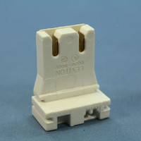 Leviton Fluorescent Lamp Holder T-8 T-12 Light Socket G13 Base T8 T12 Medium Bi-Pin Shunted 660W 600V 23150-UR7