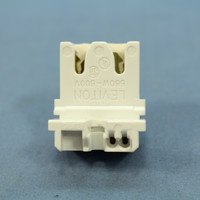 Leviton 20 Gauge Panel Mount Fluorescent Lamp Holder T-8 T-10 T-12 Linear Light Socket G13 Base Medium Bi-Pin 23451-020