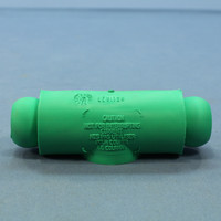 New Leviton Green FEMALE-FEMALE Turnaround Connector 18 Series 400A 600V 18A24-G