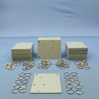 New Leviton Custom Gray Tile Tag-A-Bin Organizing Kit with Clip-Rings 14850-TIL