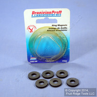 6 New National Hardware Ceramic #5 Disc Magnet Fasteners 3/4" x 1/8" N302-240