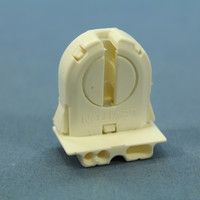 Leviton Snap/Slide-On Fluorescent Lampholder Light Socket Energy-Efficient T8 T-8 Bi-Pin Shunted 23652-NP