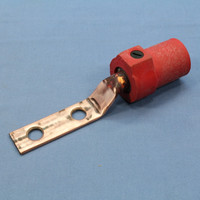 New Leviton Red 16 Series Cam-Type Terminal Connector Offset 400A 600V 16M22-2R