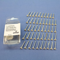 50 Leviton Light Almond EXTRA LONG 7/8" Wallplate Cover Screws 6-32 78500-PRT