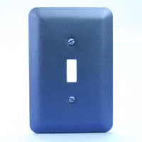 Leviton 1G JUMBO Metallic Blue Switch Cover Oversize Toggle Wall Plate 89301-MBL
