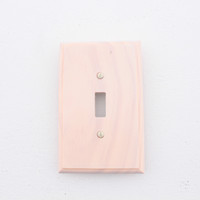 Leviton Whitewashed Wood Toggle Switch Cover 1G Wallplate Switchplate 89201-WWP