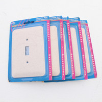 5 Leviton 1-Gang JUMBO Brown Granite Switch Cover Wallplate Switchplate 89301-BG