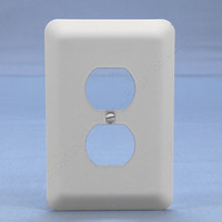 Leviton JUMBO White Outlet Cover Oversize Duplex Receptacle Wallplate 89303-WH