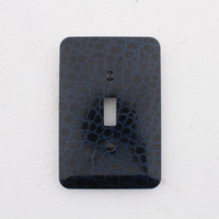 Leviton JUMBO Blue Leopard Print Switch Cover Oversize Toggle Wall Plates 89301-BLL