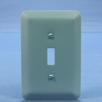 Leviton 1-Gang JUMBO Blue Switch Metal Cover Wall Plate Switchplate 89301-BLU