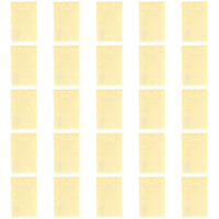 25 Cooper Ivory Standard Grade Thermoset 1-Gang Mid-Size Blank Wallplate Covers 2029V